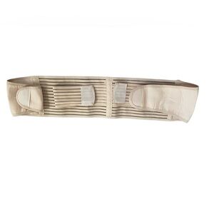 Beige Elastic Waist Support Belt